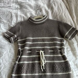 90s Short Sleeve Mockneck Sweater